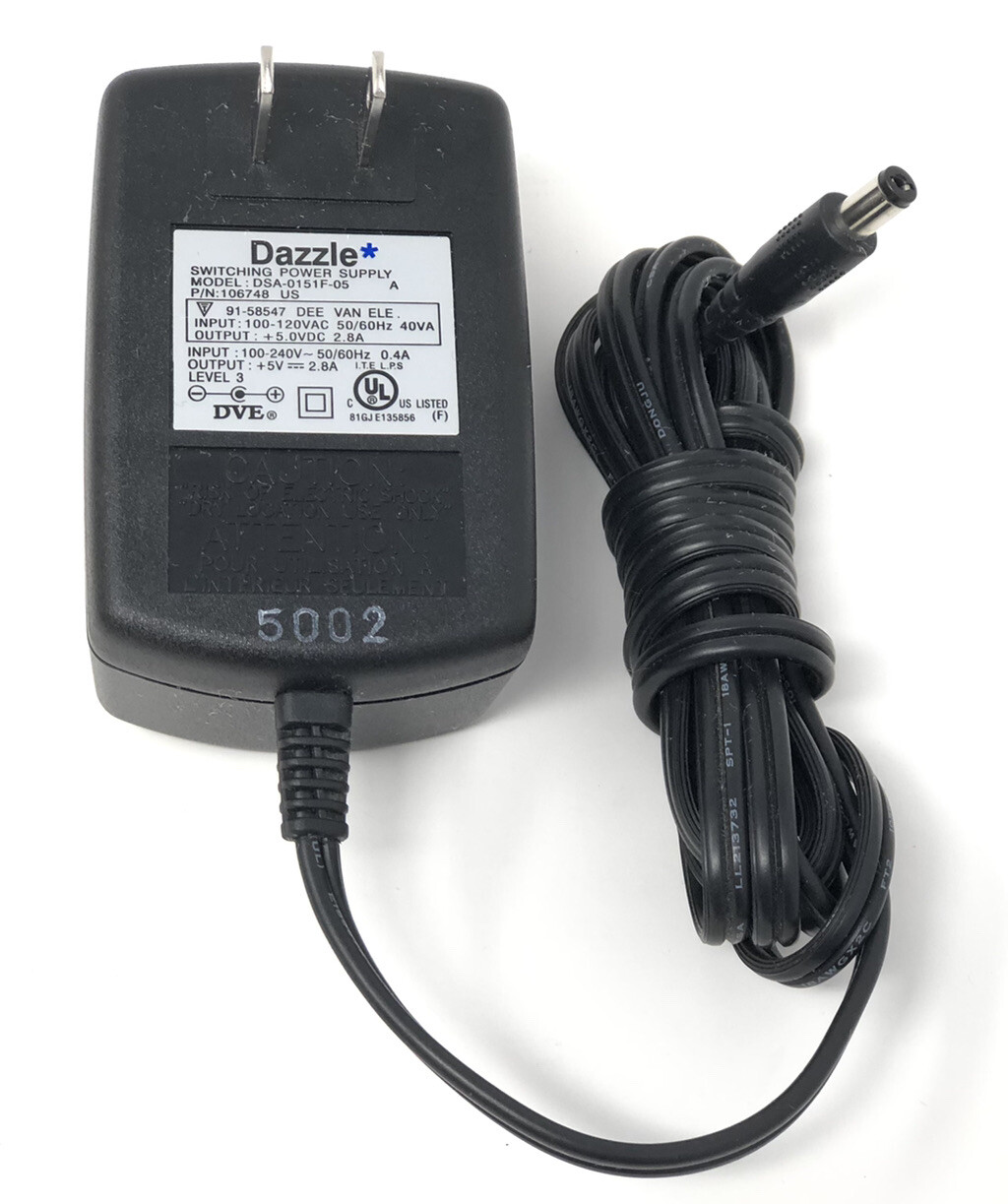 AC Adapter for Dazzle Hollywood DV Bridge DSA-015F-05