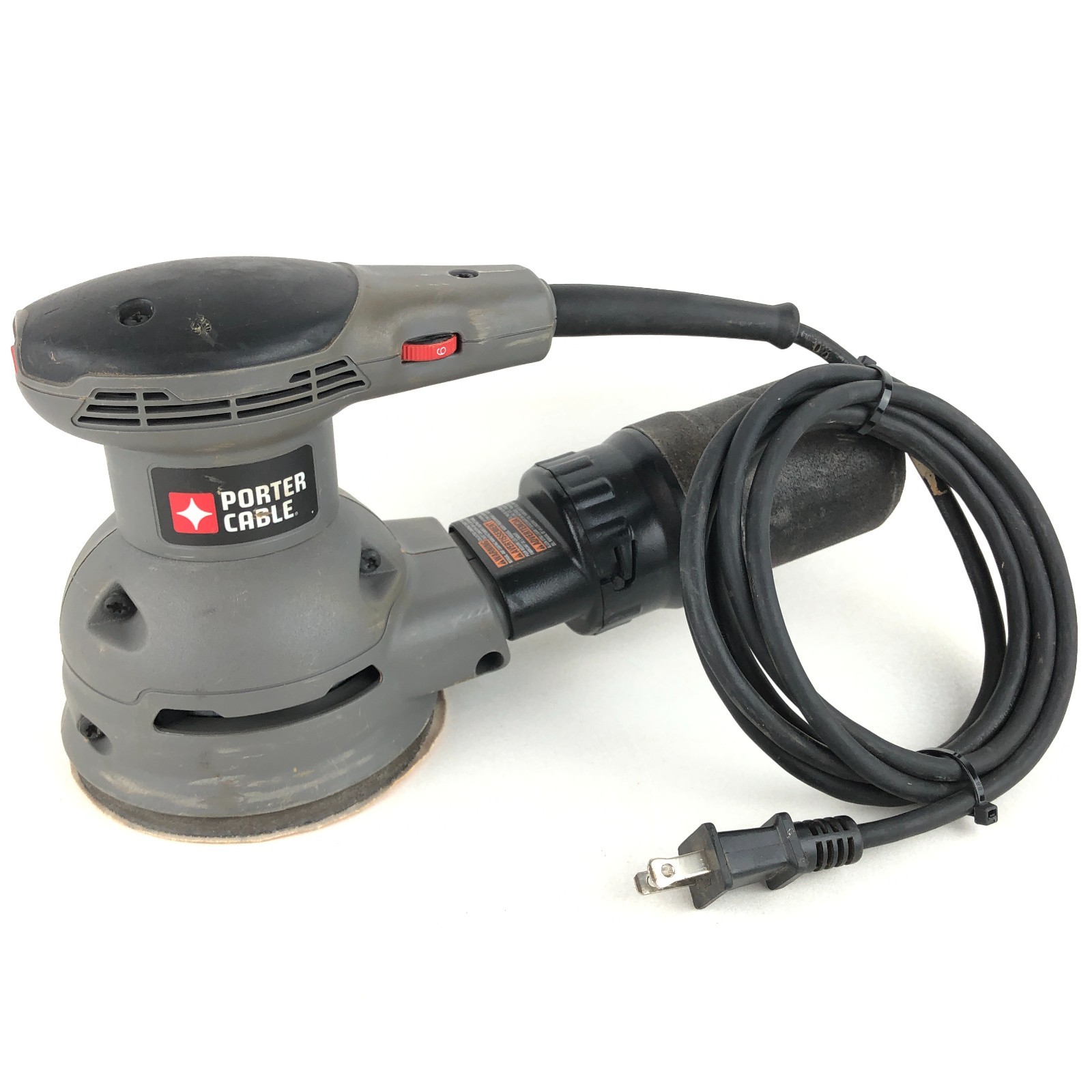 Porter Cable Model 343 Random Orbit Sander Variable Speed 5" Disc Corded TESTED!