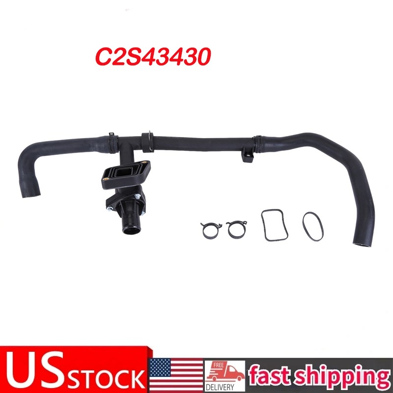 Fit for Jaguar X-Type 2002-08 Upper Radiator Hose w/Thermostat Assembly C2S43430