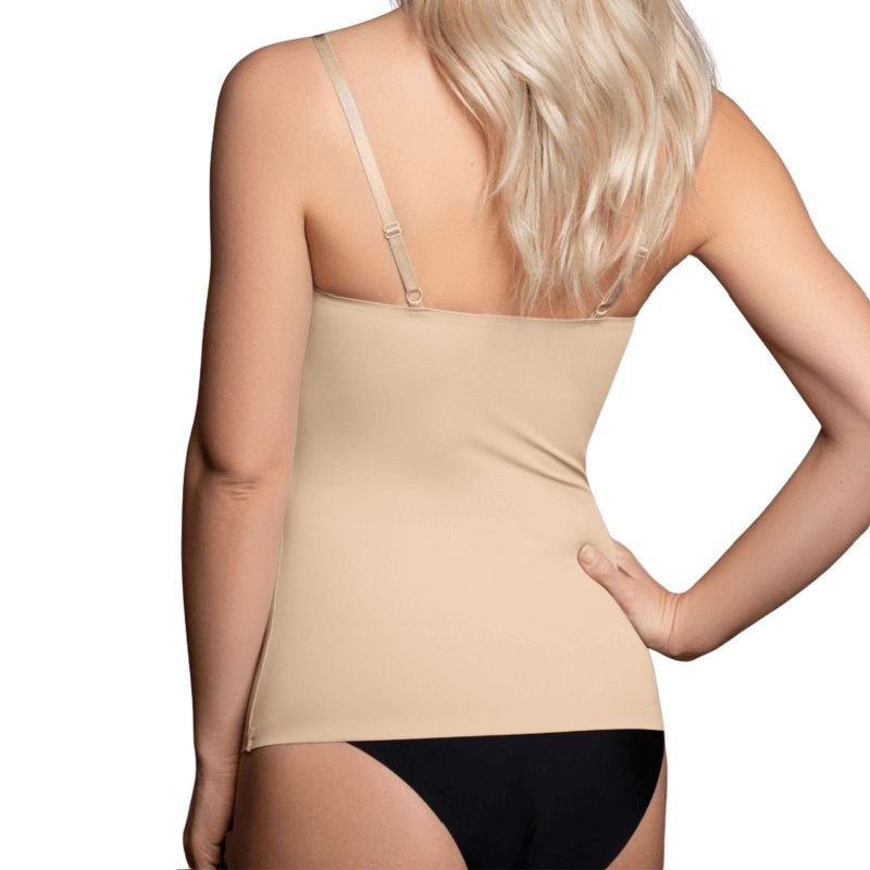 Bye-Bra Invisible Singlet Light - Invisible Microfiber Tank Top - Size XL