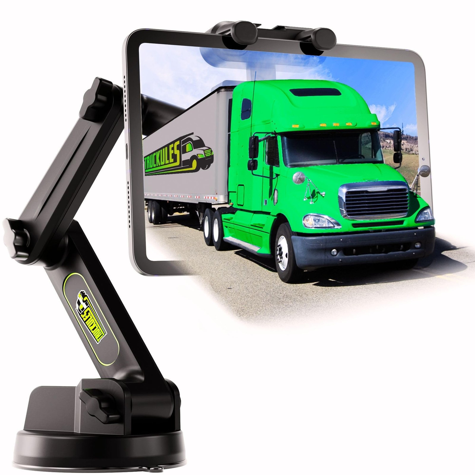 Tablet Holder for Truck Tablet Mount - iPad Mount for Truck, Heavy Duty Super...