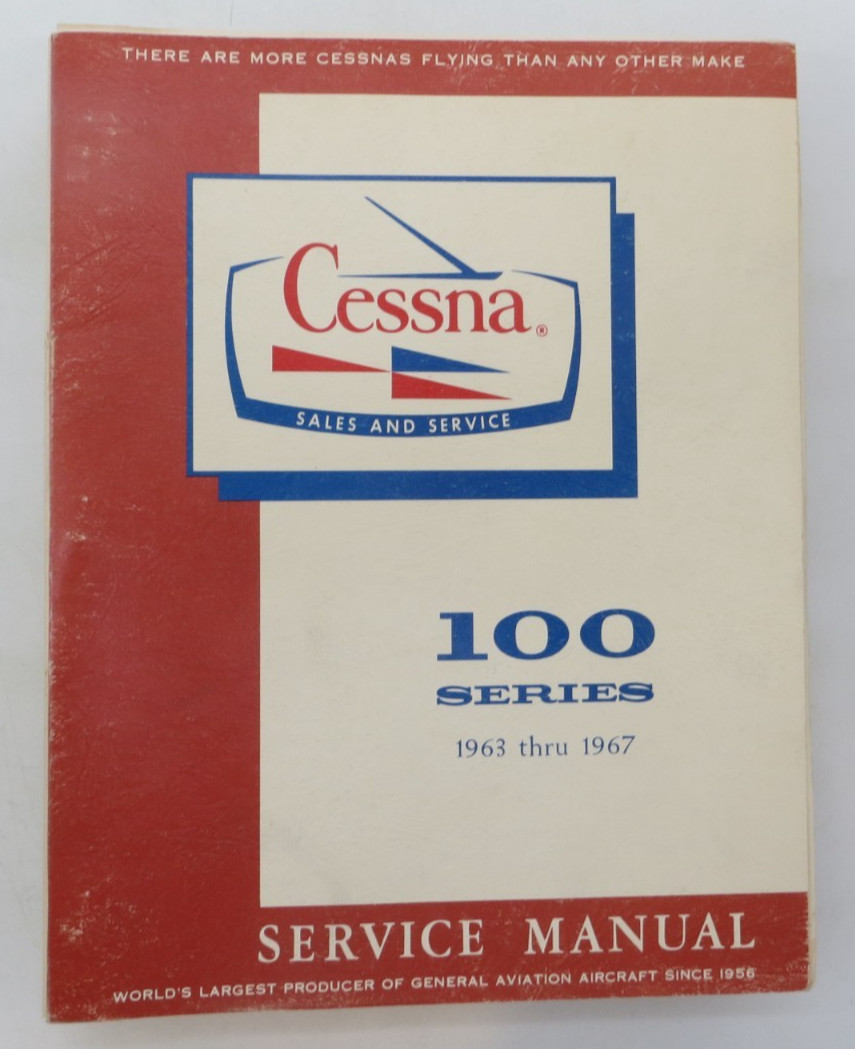 CESSNA 100 SERIES 1963 thru 1967 Service Manual vintage aircraft reference book