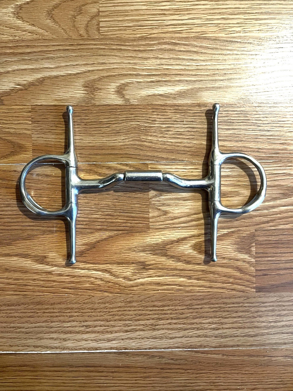 Myler 5” English Forward Tilt Full Cheek Snaffle Bit Rein Hooks