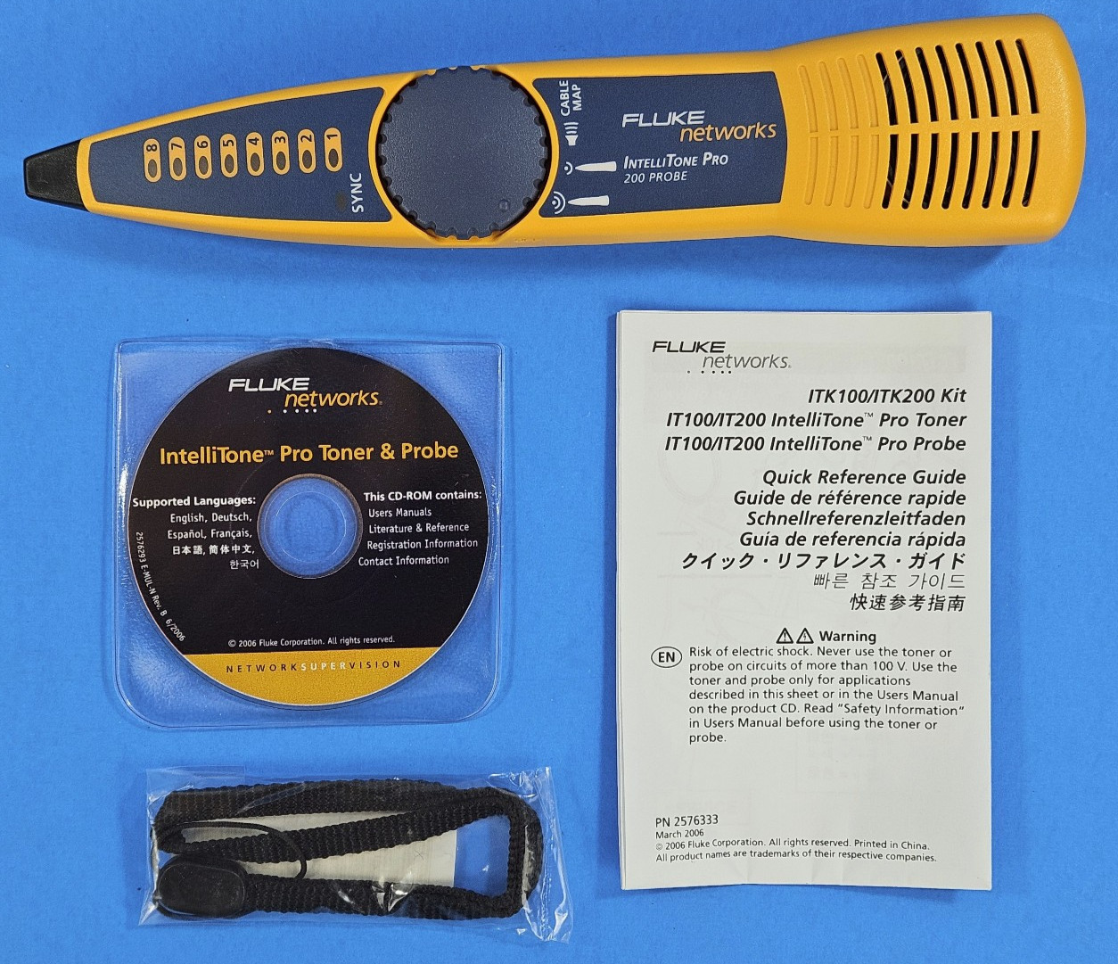 Fluke Networks Intellitione Pro 200 Probe Pristine!