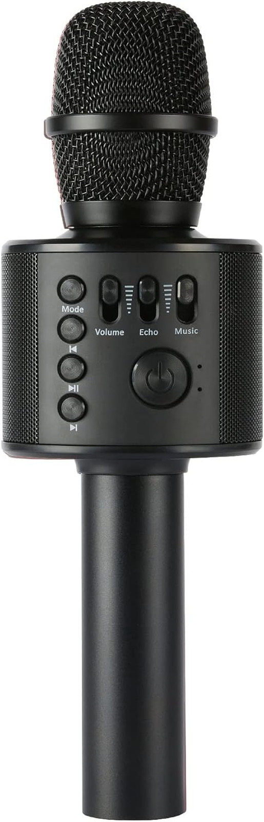 Wireless Bluetooth Karaoke Microphone with Built-In Speakers + HD Recording, Por