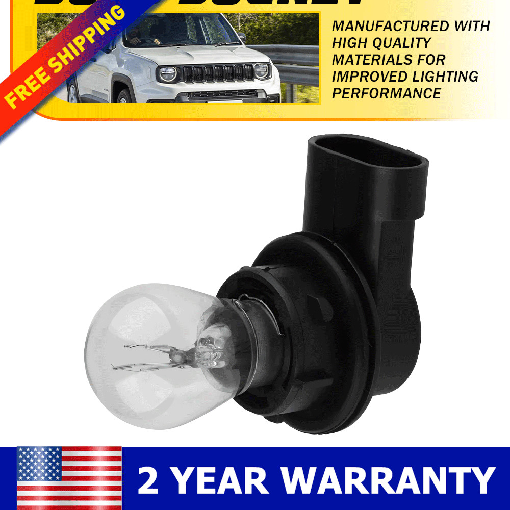For Jeep Renegade 1.4T 14-21 Set of 2 DRL Daytime Running Light Bulb with Socket
