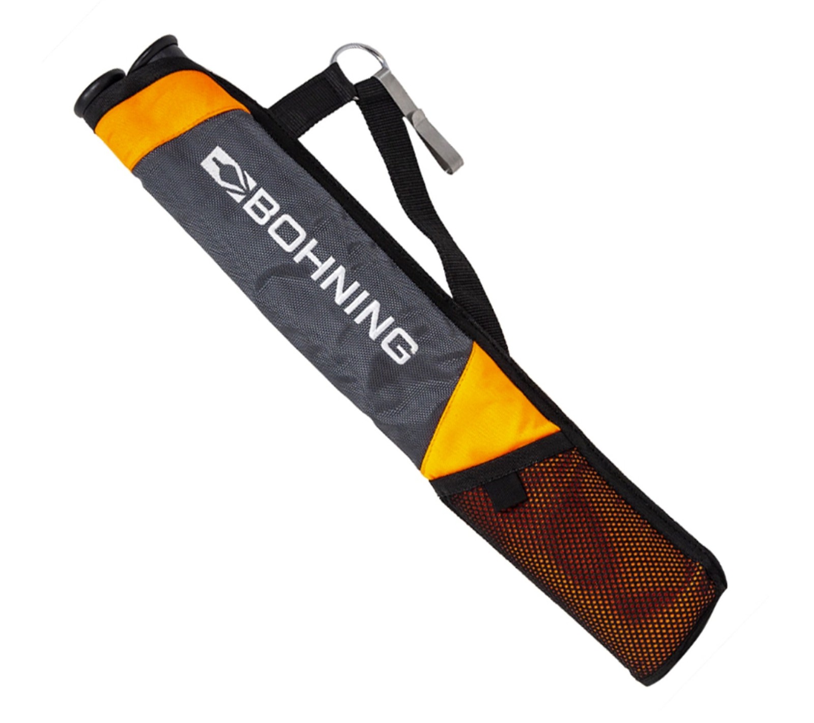 Bohning Youth Tube Quiver (Grey & Neon Orange) #701029GYOR