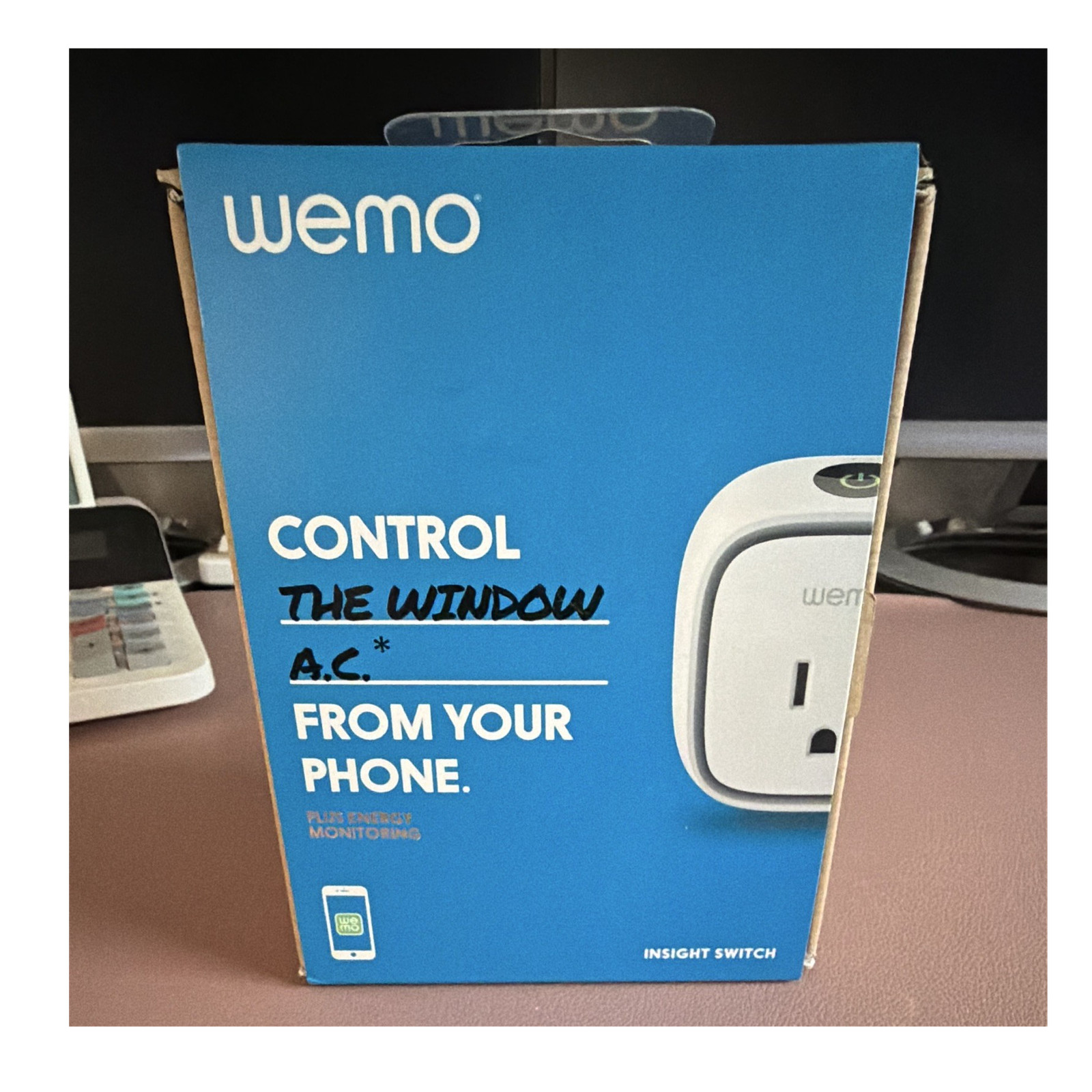 WeMo Insight Switch Smart Plug Wi-Fi Energy Monitoring Remote Control Scheduling