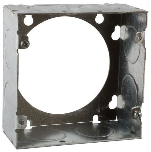 Steel City 73171-1, 4-11/16" Square, 2-1/8" Deep, 1" KOs, Extension Ring, 1 pc