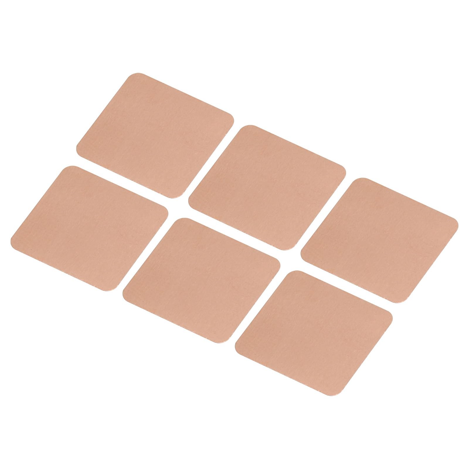 MECCANIXITY Heatsink Copper Pad Shim 15mm x 15mm x 0.1mm Thermal Conductive Heat