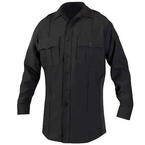 Blauer 8906W,Women's L/S Black, Size 38 Uniform Shirt Poly/Rayon