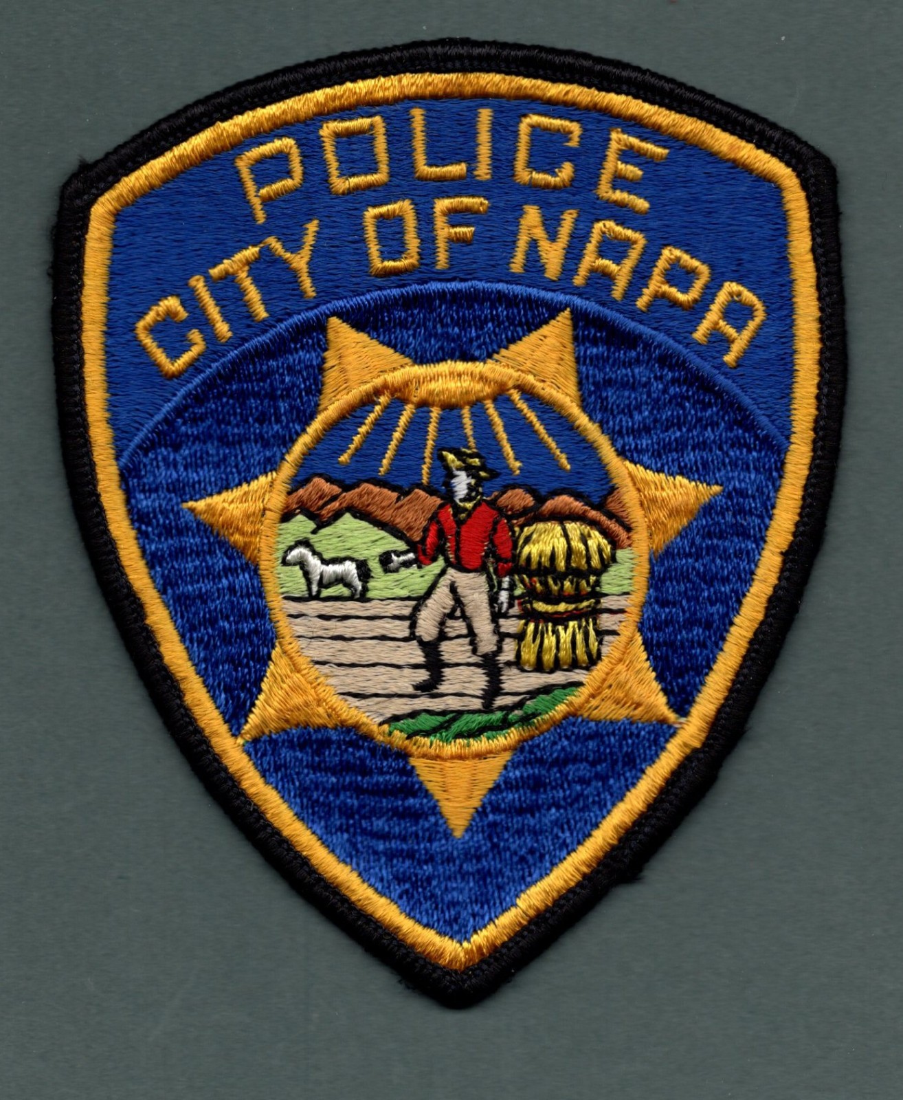 Napa California Police Patch - Vintage 2nd Issue