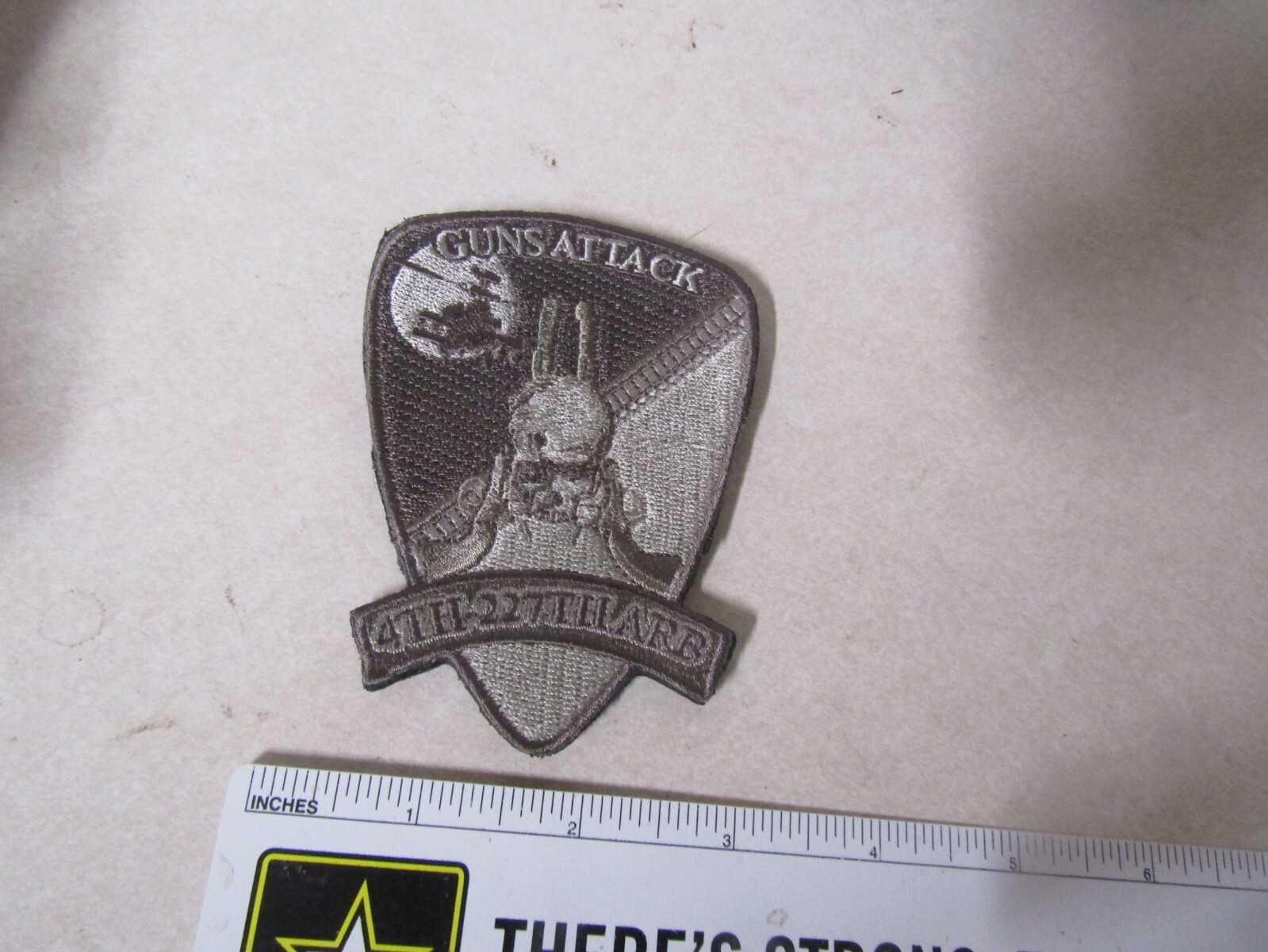 MILITARY PATCH HOOK & LOOP GUNS ATTACK 4TH 227TH ARB HELECOPTER AVIATION