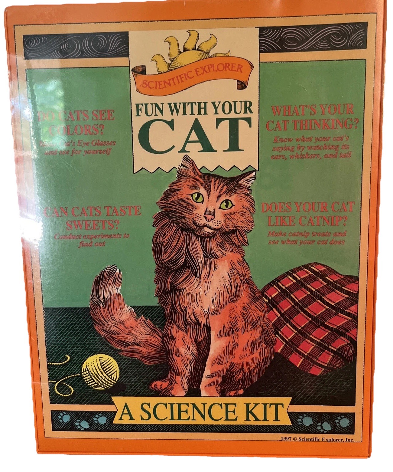 Scientific Explore Kit Fun With Your Cat BRAND NEW Brand New 1997  Educational