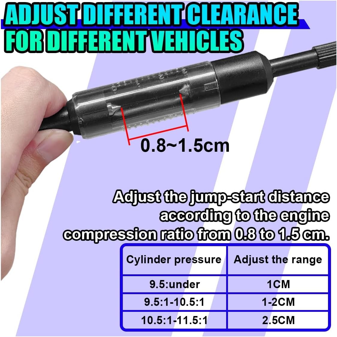 Car Spark Plug Tester Cable, Adjustable Ignition Coil Diagnostic Tool Car