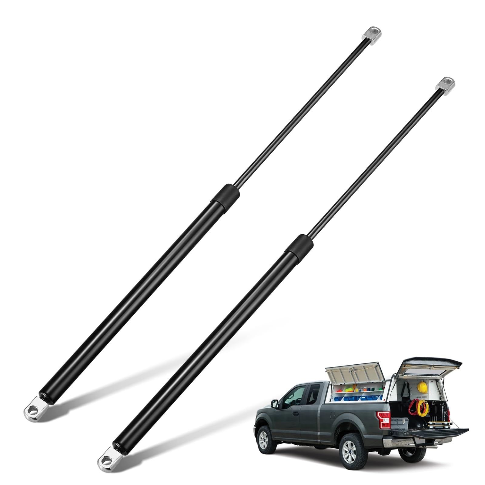 2pc PM3990 28inch 150lbs/668N Gas Struts for Heavy Truck Cap，Heavy Basement Door