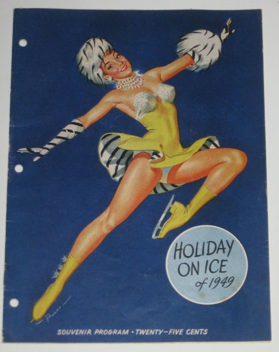HOLIDAY ON ICE OF 1949 SOUVENIR PROGRAM ICE SKATING