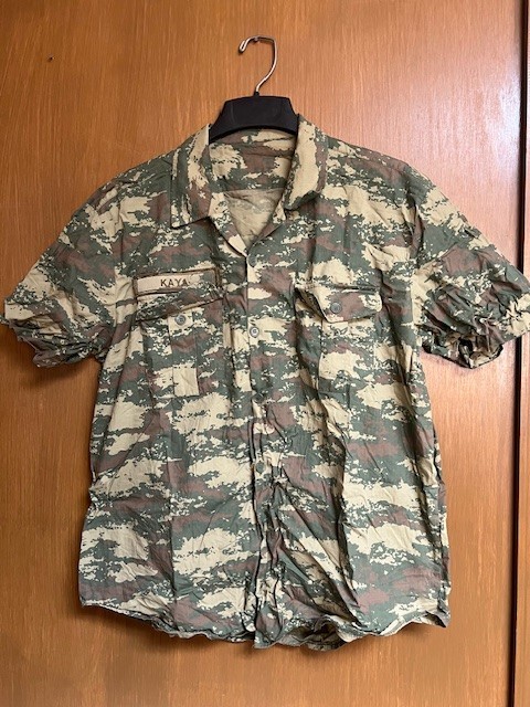 Turkish Military Short Sleeve Field Shirt, Used. Size Large/Short. *2 Pack Deal*