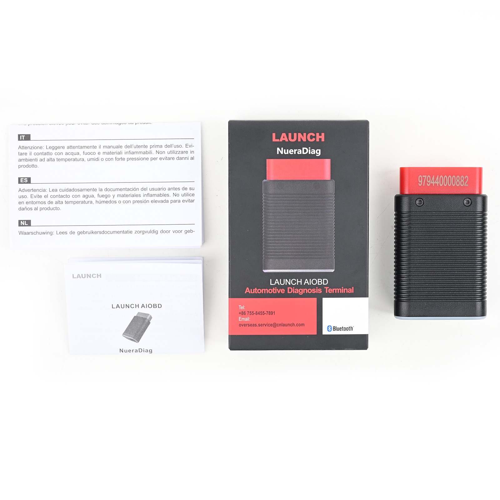 LAUNCH AIOBD Car Diagnose Tool Full Systems Bluetooth OBD2 Scanner Code Reader
