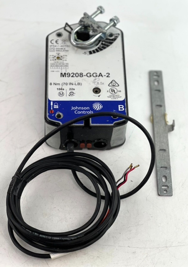 Johnson Controls M9208-GGA-2 Spring Control Actuator 150 Se. 24V — Wear READ