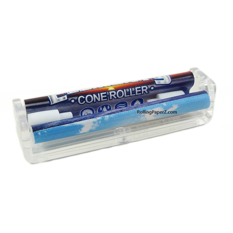 TWO Elements Rolling Papers CONE Roller Machine King Size 110mm w/instructions