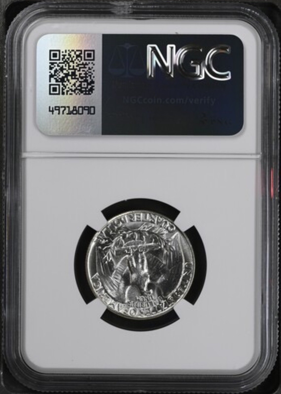 1961 D Silver Washington Quarter NGC MS66