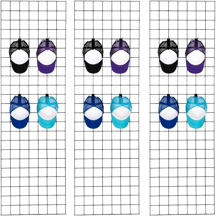 6' x 2' Wire Grid Panel Retail Display Gridwall Wire Grid Wall Display Rack