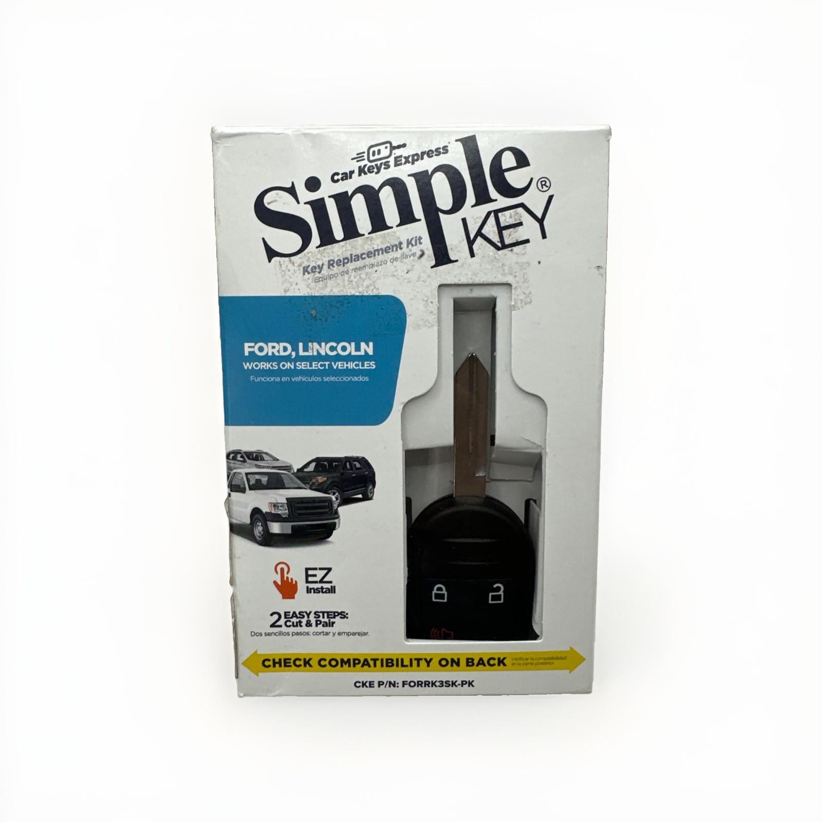 Car Keys Express | Simple Key 3-Button Remote and Fob Combo For Ford / Lincoln