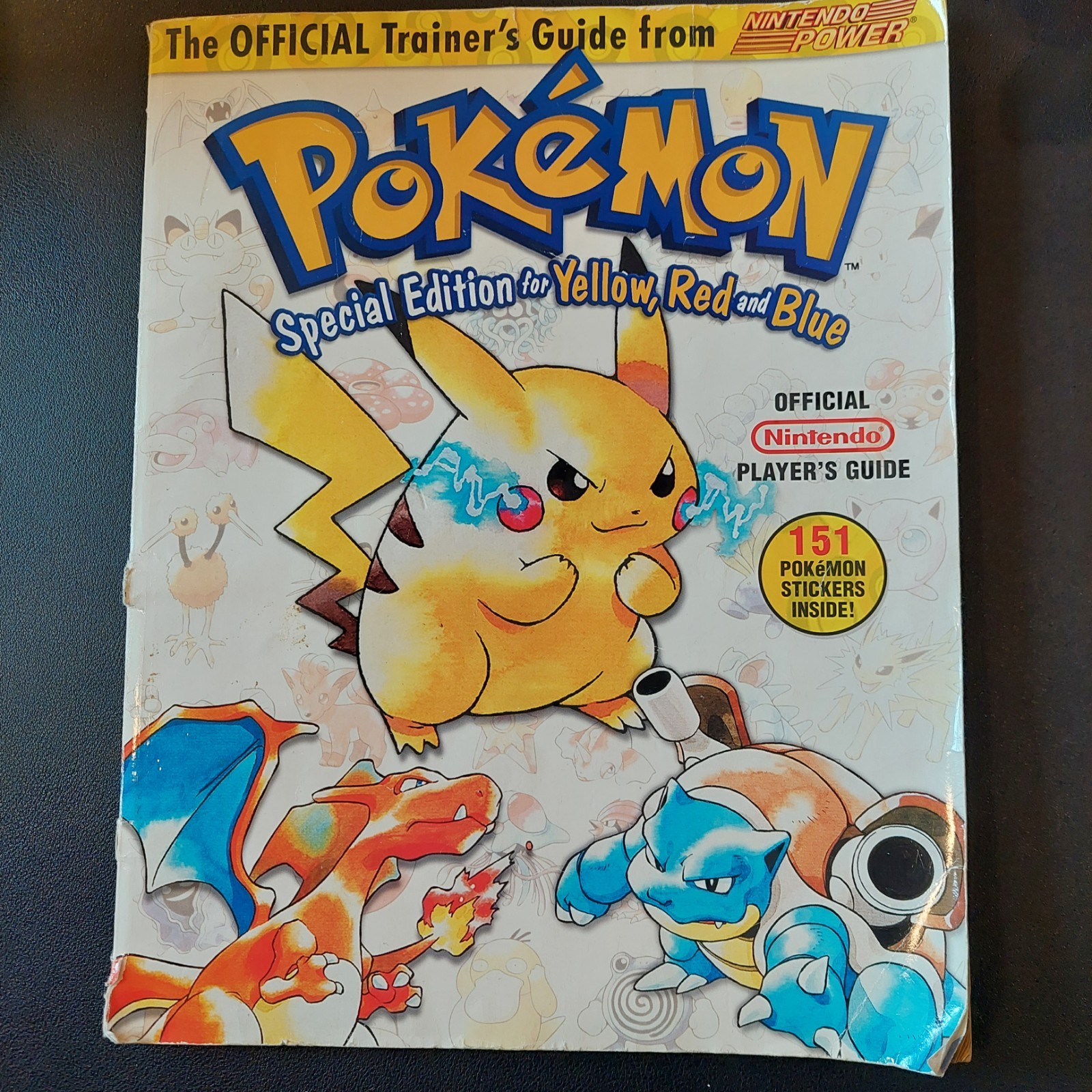 Pokémon Special Trainers Guide Nintendo Power 1999 Red Blue Yellow Most Stickers
