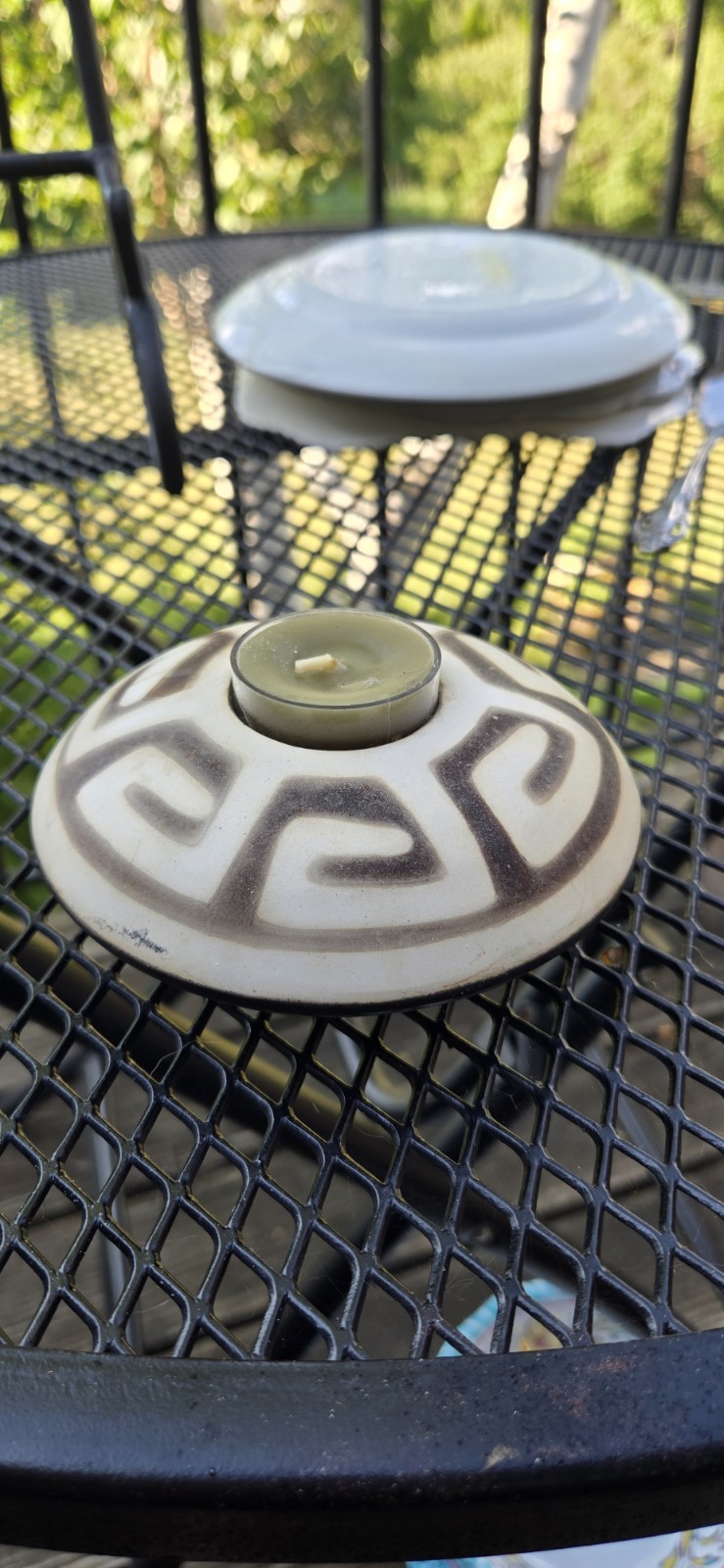 Tealight Holder Votive Peru Pottery  Distributed By Target