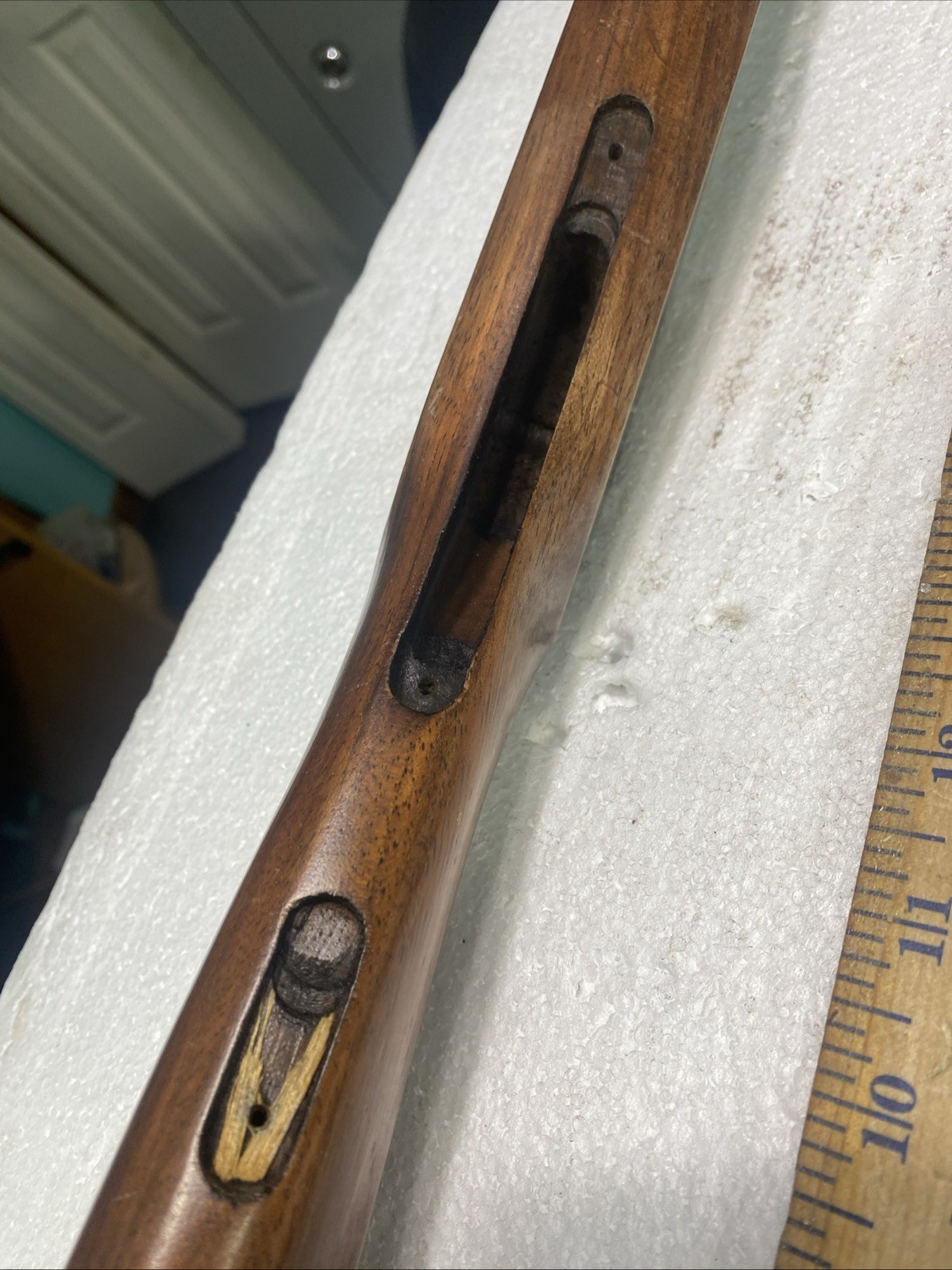 CVA Hawken Maple Muzzleloader Stock 1-0” Barrel Channel.