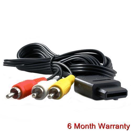 AV Audio Video TV Cable for SNES Nintendo 64 N64 Game