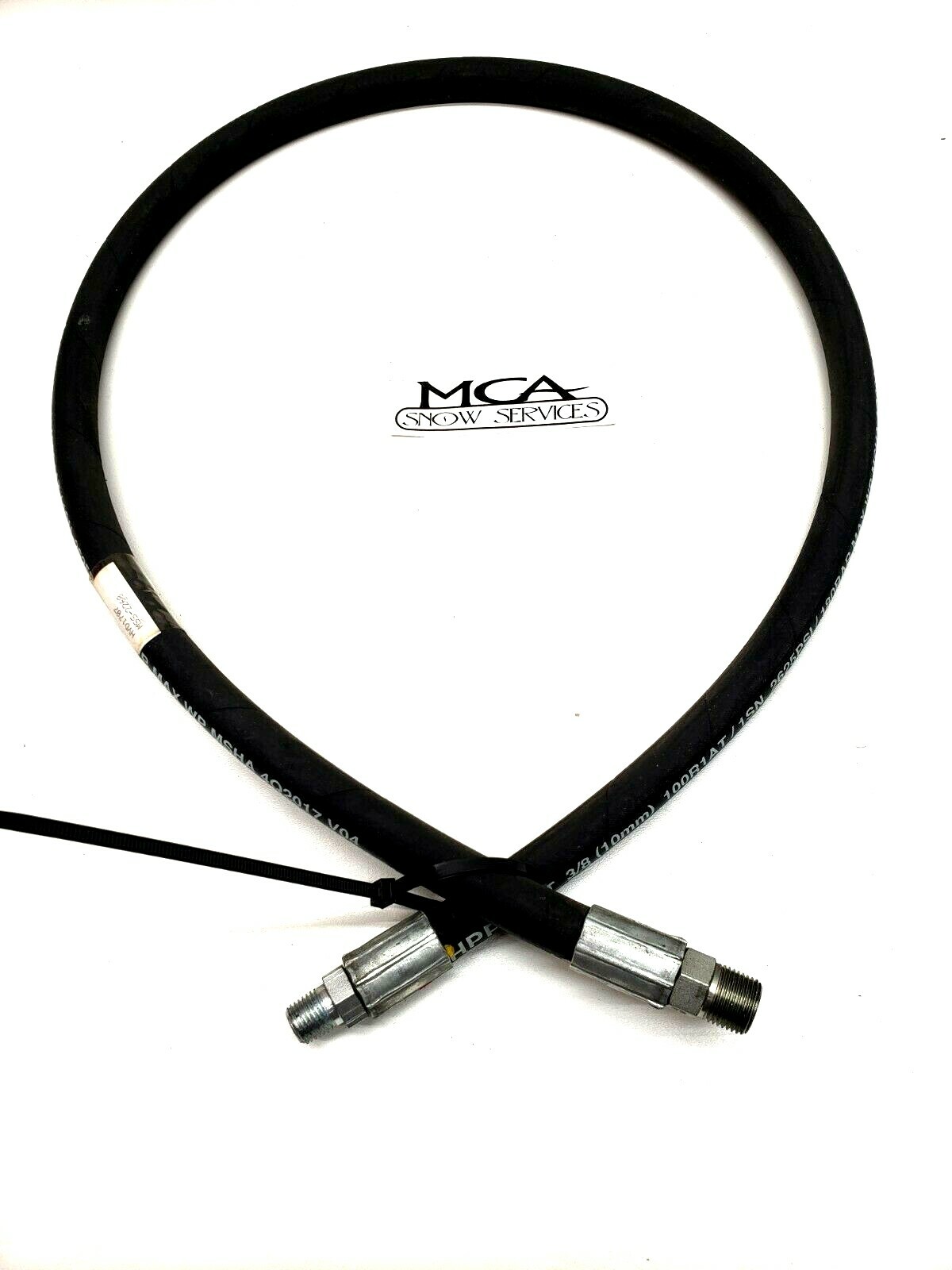 BOSS SNOW PLOW HOSE RT II V BLADE 3/8 X 48 3/8MP X 1/4 MP HYD01707