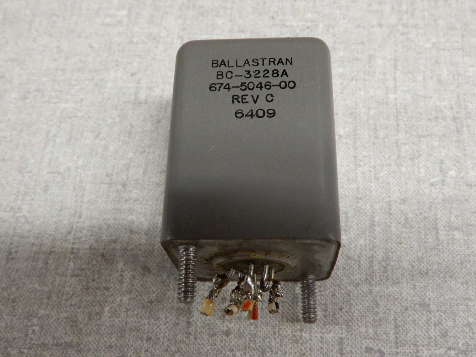 Ballastran BC-3228A Transformer - 6 Pins - Measured 1 Ohm between Pins on each S