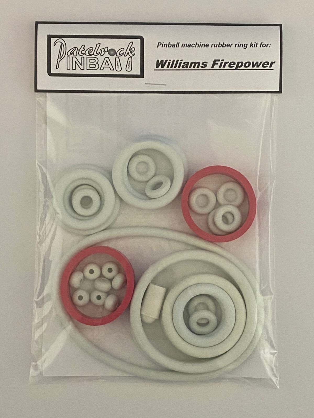1980 Williams Firepower Pinball Machine Rubber Ring Kit