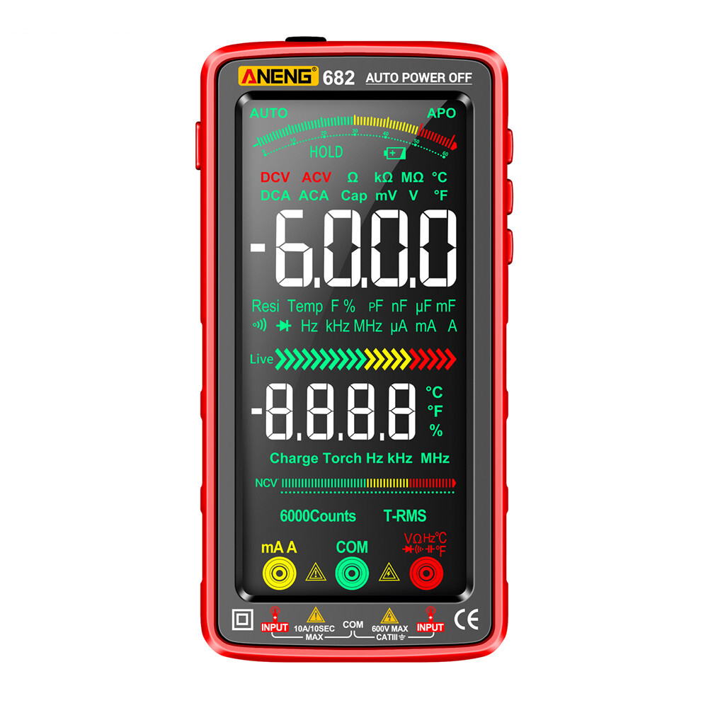 ANENG 683 682 681 Smart Digital Multimeter AC/DC Capacitance Meter Diode Tester