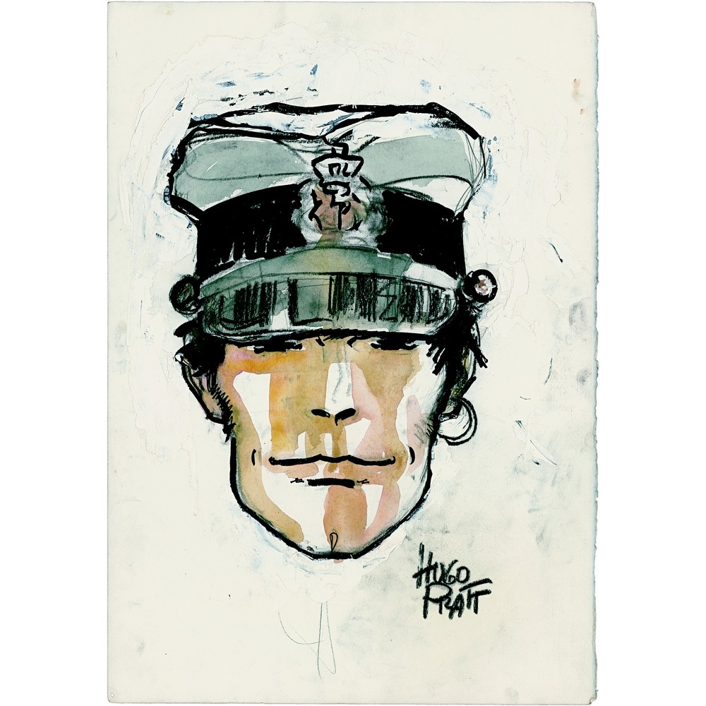 Corto Maltese Postcard, Portrait (12.5x17.5cm)