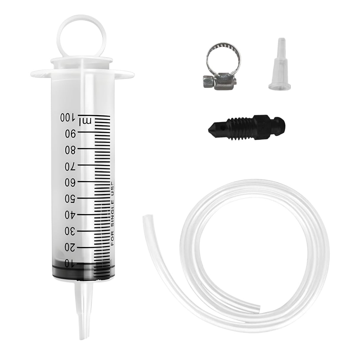 Brake Bleeder Kit, Hydraulic Disc Clutch Brake Bleeding with 100ML Syringe 50...