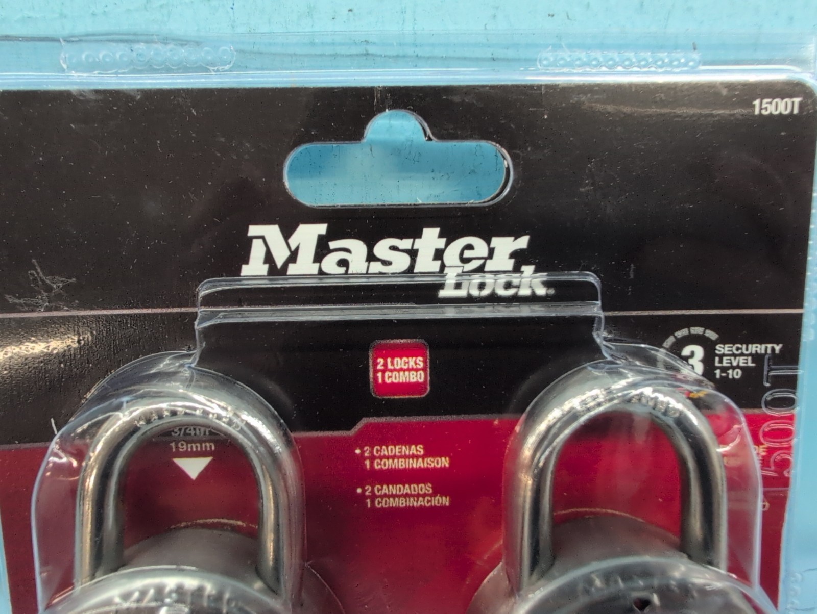 Master Lock 1500T Matching Combination Padlocks Lock Locker 2 Pack