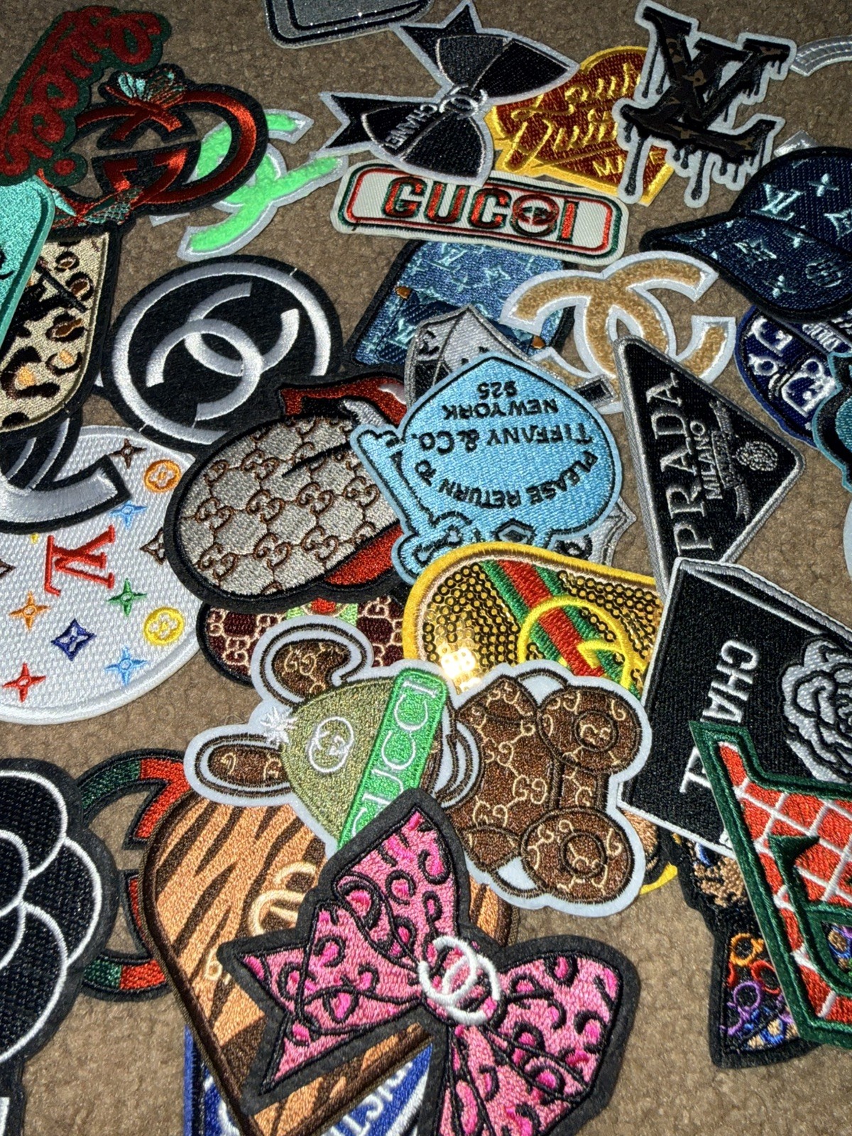 Iron-On Lux Patches 10 pk