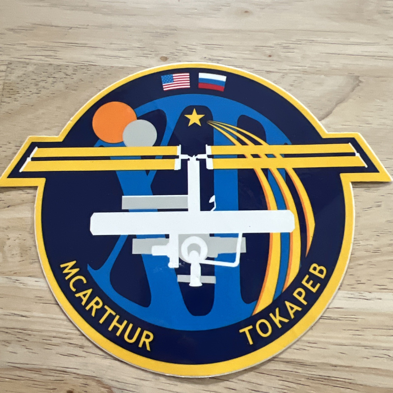 Authentic NASA McArthur Tokapeb Expedition 12. Decal Vinyl  Sticker. New