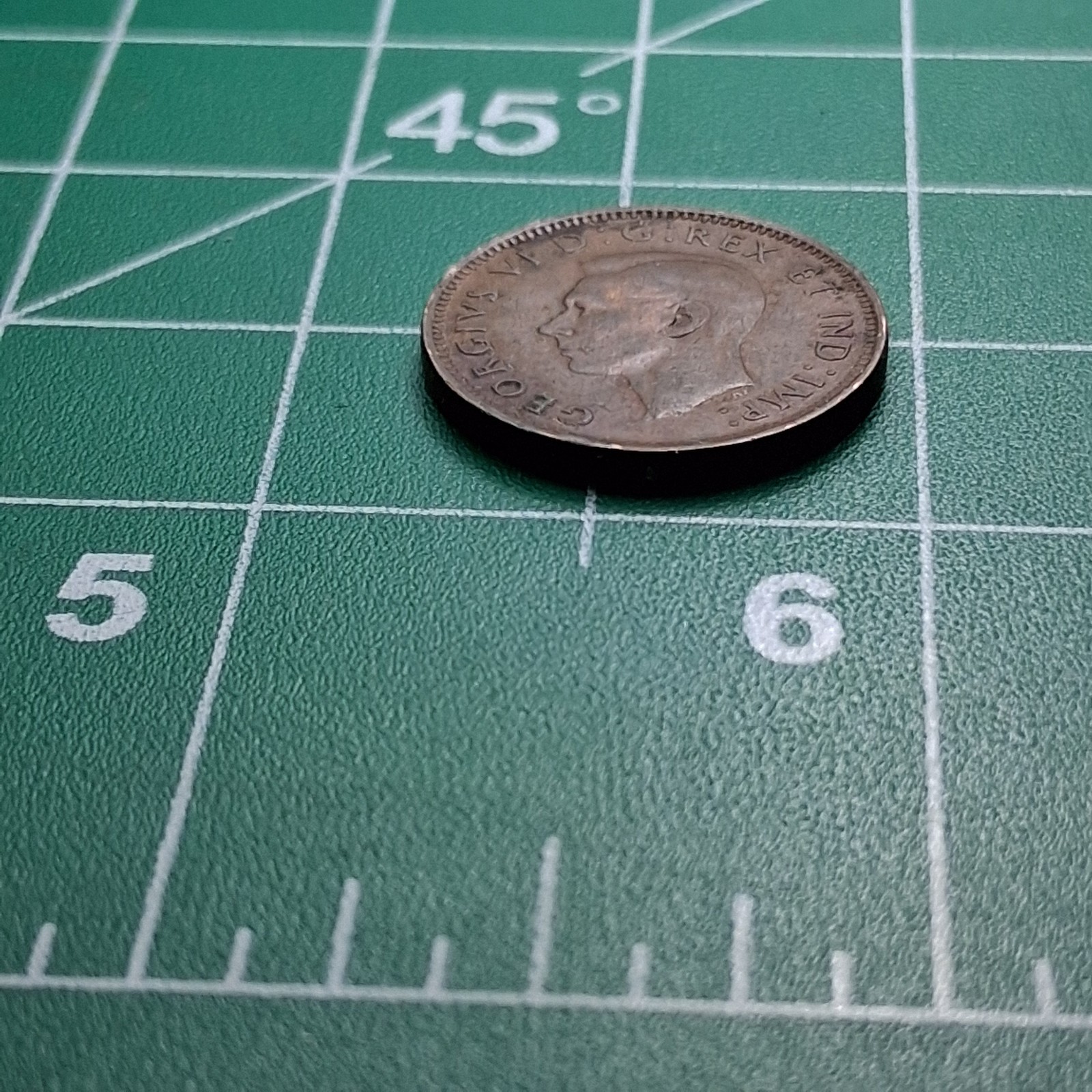 1946 Canada 1 Cent King George VI / Maple Leaf Bronze Coin