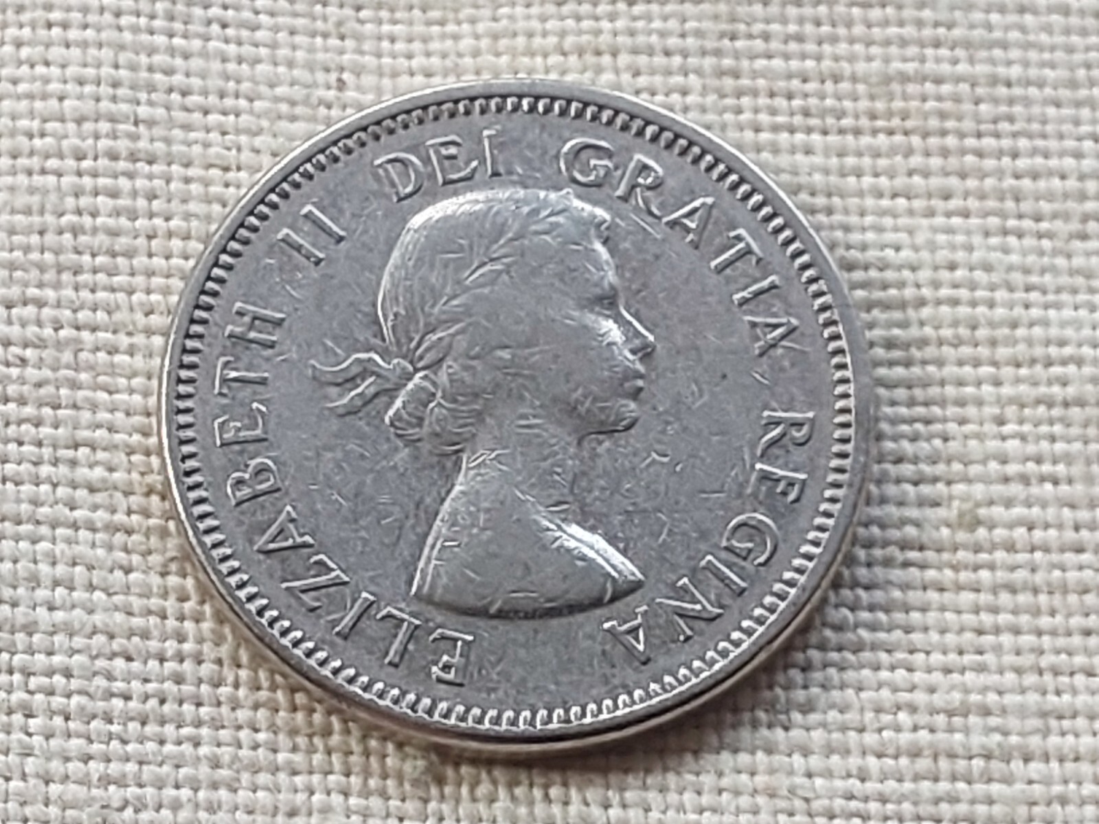 1964 Canada 5 cents coin