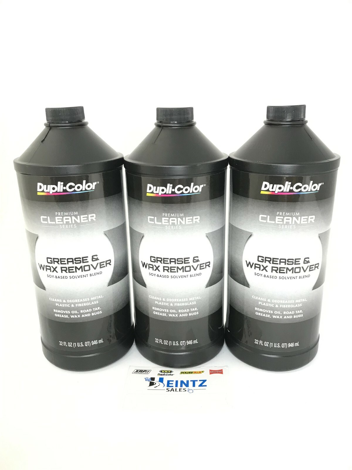 DUPLICOLOR CM543-3 PACK Soy Based Solvent Blend Grease and Wax Remover -1 quart