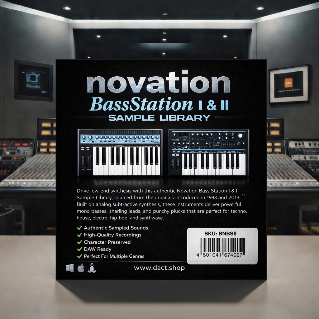 Novation BassStation I & II Sample Library