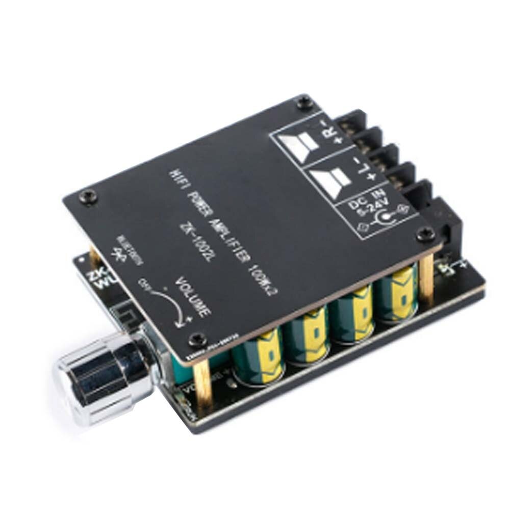 ZK-1002L 100WX2 Mini Bluetooth 5.0 Audio Power Digital Amplifier Board Amp