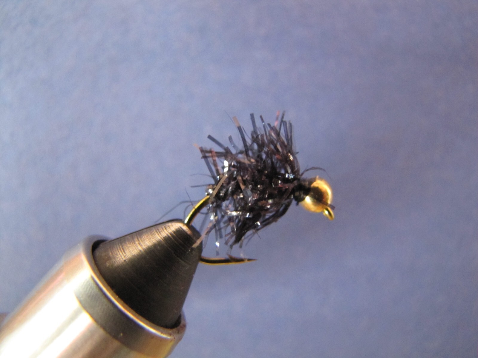Black Estaz egg Steelhead, Salmon, trout fly fishing Bead head #6
