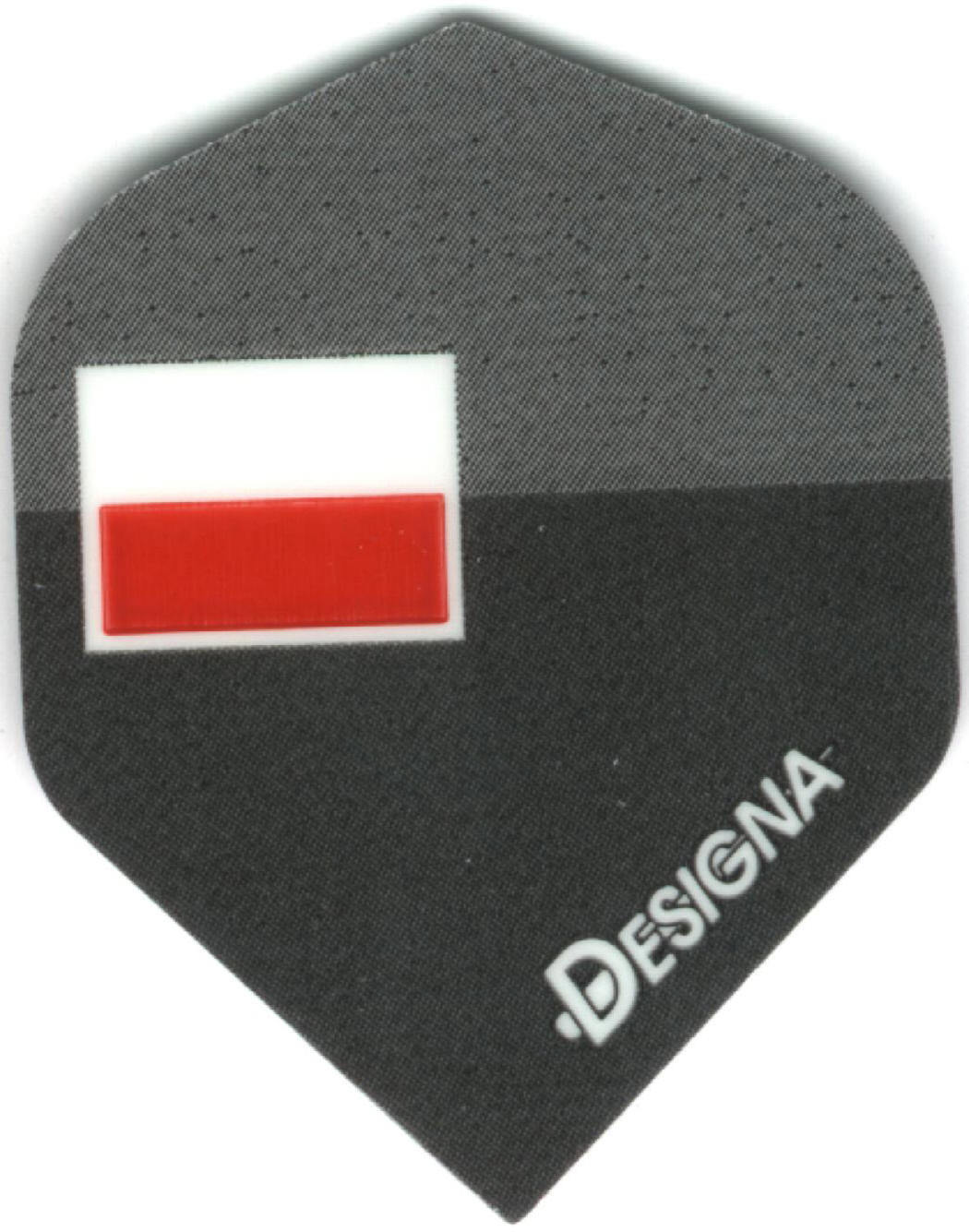 Polish Flag Dart Flights: 3 per set