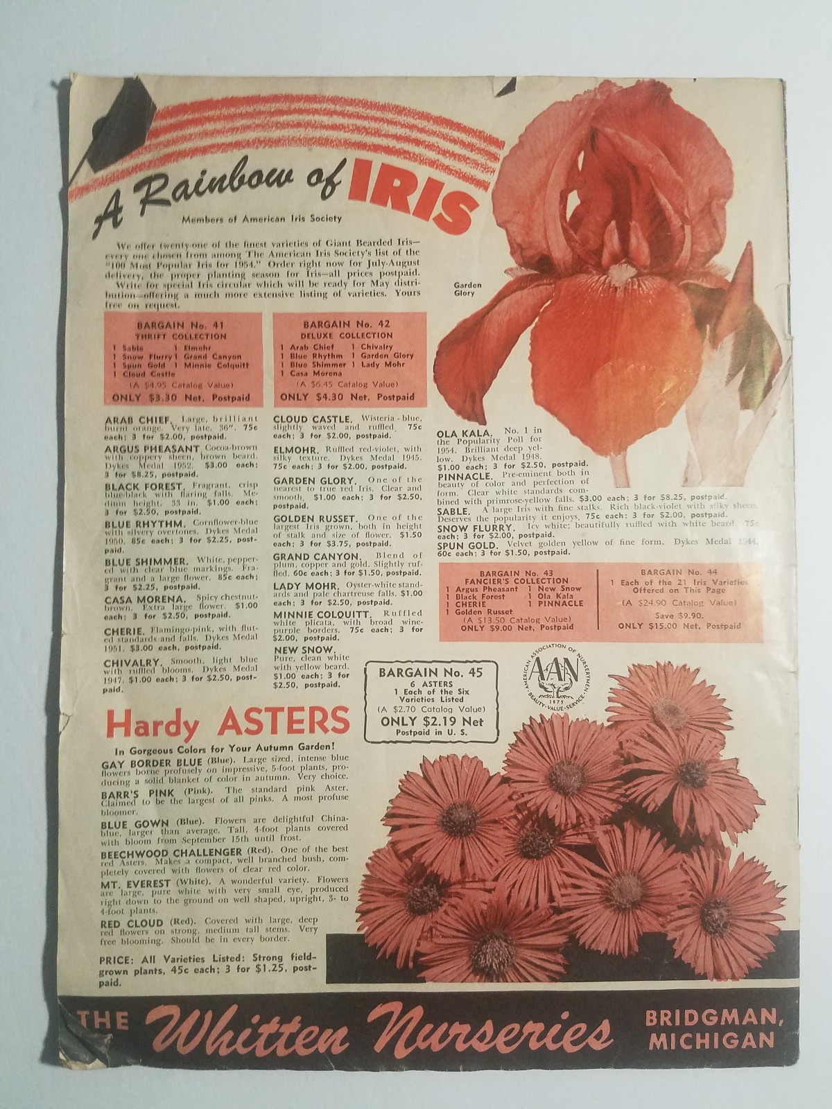 1955 Whitten Nurseries Catalog
