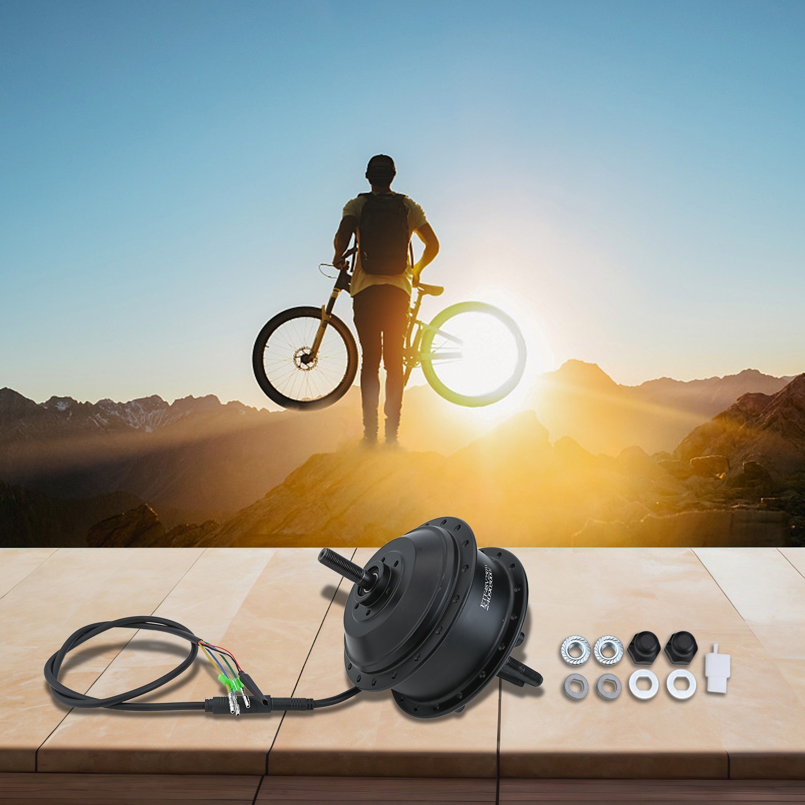 Brushless Ebike Motor 350W Electric Motor Good Compatibility For Various Bikes